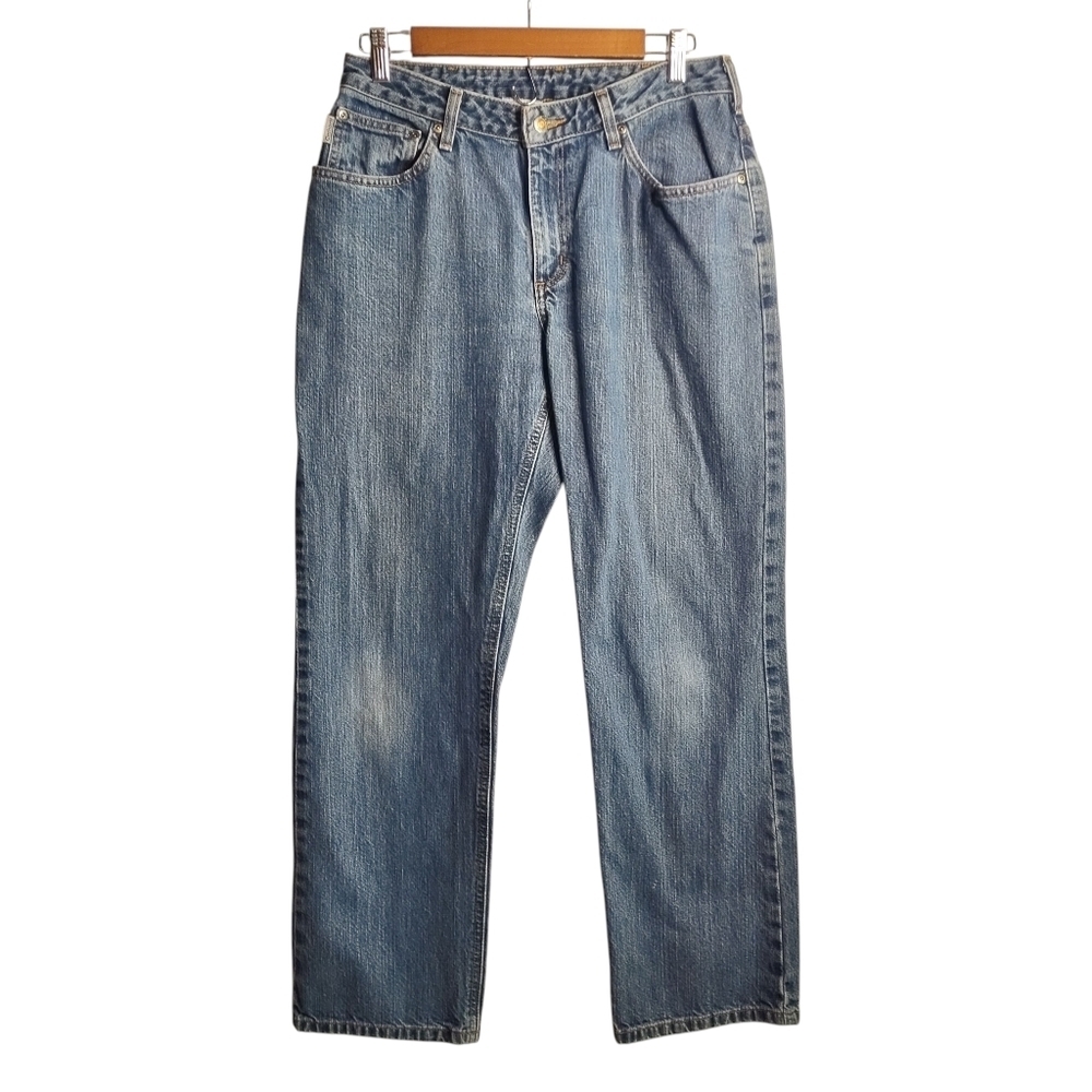 Carhartt Jeans Mens Blue Relaxed Fit Straight Leg Denim Size 10 X 30
